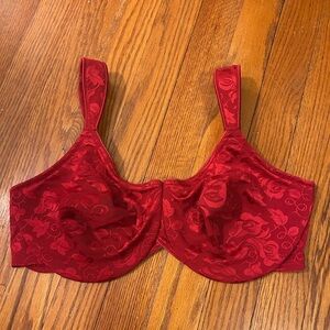 Red Floral Underwire